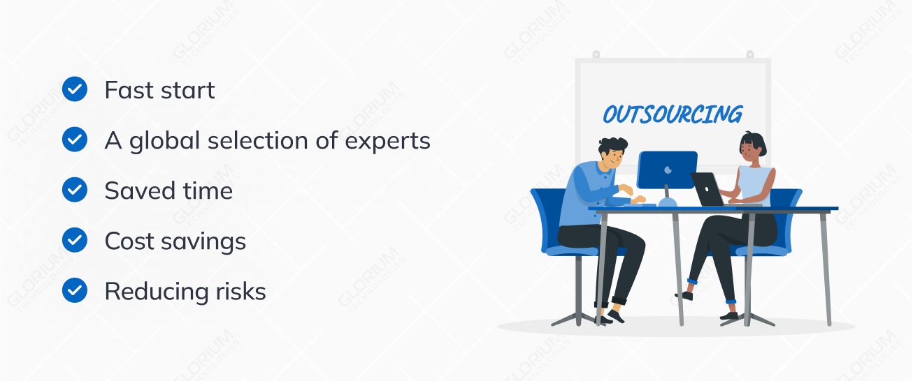 Outsourcing software development pros