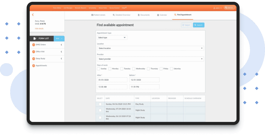 A Platform for the Management of Sleep Studies