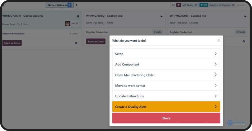 Manufacturing (Recipe Management) Manufacturing (Recipe Management)