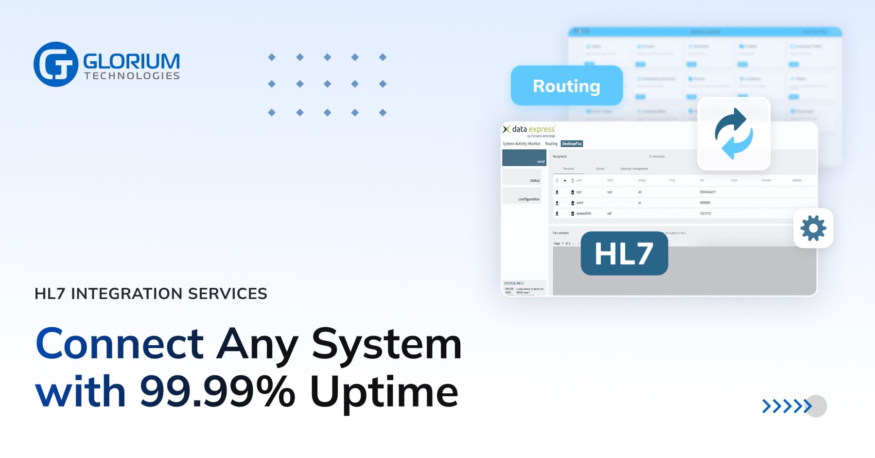 HL7 Integration Services & HL7 Interface Development - Glorium Technologies