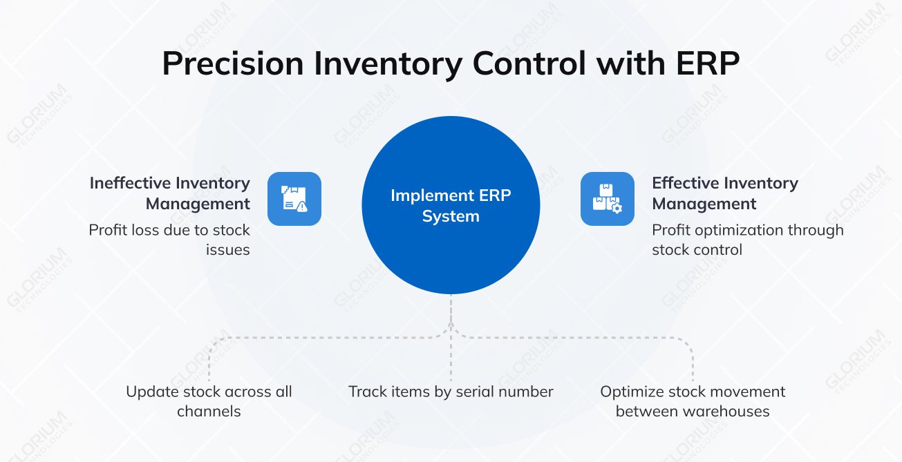 Precision Inventory Control with ERP