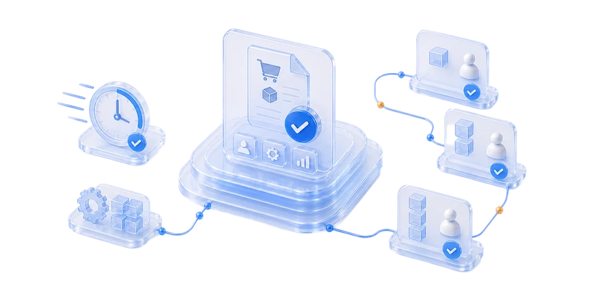 Illustration of a purchase order clearing ordered spend-tier approvals in Odoo